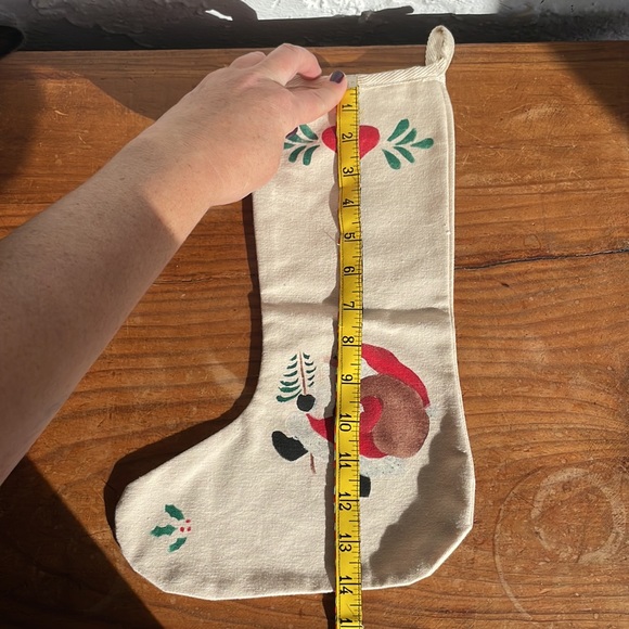 Hand Painted Santa Stocking - Picture 10 of 11
